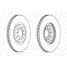 Δισκόπλακες VW NEW BETTLE 2005 - 2011 ( 9C1 ) FERODO DDF1118C