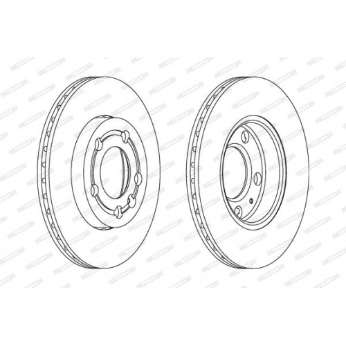 Δισκόπλακες SKODA FABIA 2000 - 2004 ( 6Y ) FERODO DDF1164C Δισκόπλακες SKODA FABIA 2000 - 2004 ( 6Y ) FERODO DDF1164C