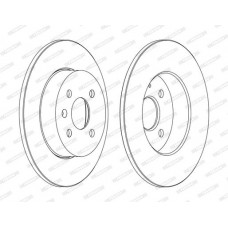 Δισκόπλακες OPEL ASTRA 2004 - 2007 ( H ) FERODO DDF1313C