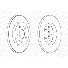 Δισκόπλακες DAIHATSU TERIOS 2000 - 2005 ( J102 ) FERODO DDF1387