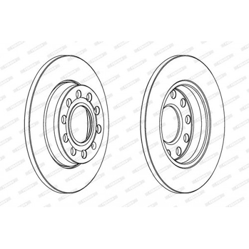 Δισκόπλακες AUDI A4 2005 - 2008 ( 8E )( 8H ) FERODO DDF1425C Δισκόπλακες AUDI A4 2005 - 2008 ( 8E )( 8H ) FERODO DDF1425C