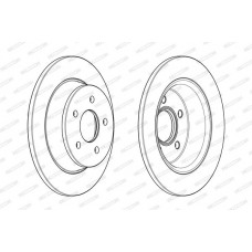 Δισκόπλακες FORD FOCUS C-MAX 2011 - 2015 FERODO DDF2058C