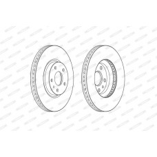 Δισκόπλακες FORD MONDEO 2014 - 2017 FERODO DDF2337C