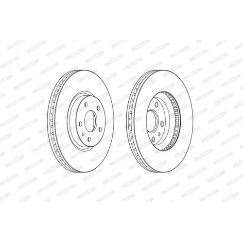 Δισκόπλακες FORD MONDEO 2014 - 2017 FERODO DDF2337C Δισκόπλακες FORD MONDEO 2014 - 2017 FERODO DDF2337C