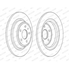 Δισκόπλακες FORD MONDEO 2014 - 2017 FERODO DDF2338C