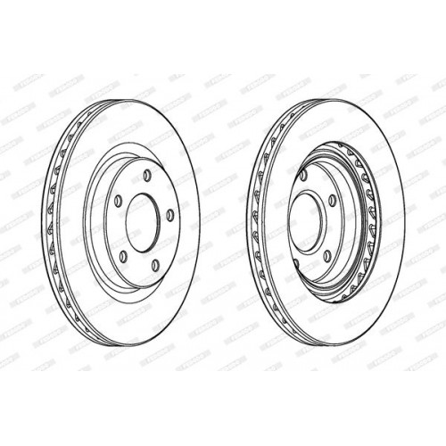 Δισκόπλακες MITSUBISHI OUTLANDER 2007 - 2011 ( CW ) FERODO DDF2384C Δισκόπλακες MITSUBISHI OUTLANDER 2007 - 2011 ( CW ) FERODO DDF2384C