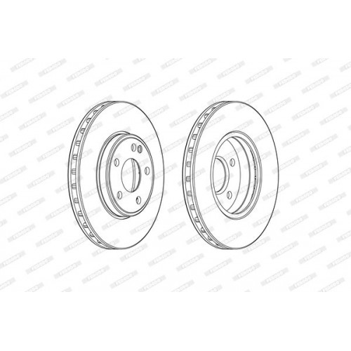 Δισκόπλακες MERCEDES A CLASS 2012 - 2015 ( W176 ) FERODO DDF2460C Δισκόπλακες MERCEDES A CLASS 2012 - 2015 ( W176 ) FERODO DDF2460C