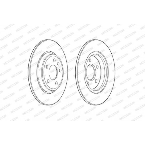 Δισκόπλακες AUDI A4 2015 - ( 8W, B9 ) FERODO DDF2599C Δισκόπλακες AUDI A4 2015 - ( 8W, B9 ) FERODO DDF2599C