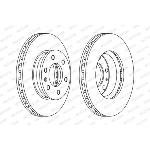 Δισκόπλακες FERODO FCR310A