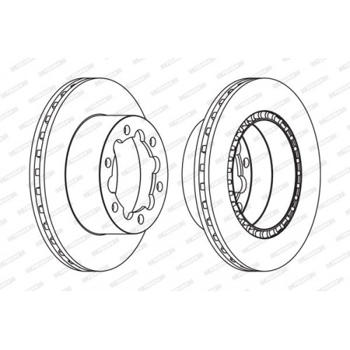 Δισκόπλακες FERODO FCR312A Δισκόπλακες FERODO FCR312A