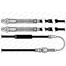 Ντίζες Χειροφρένου FIAT CINQUECENTO 1992 - 1998 ( 170 ) FERODO FHB432019