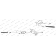 Ντίζες Χειροφρένου FIAT TIPO 1988 - 1992 ( 160 ) FERODO FHB432800