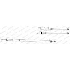 Ντίζες Χειροφρένου CITROEN XSARA 2000 - 2002 FERODO FHB432873