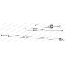 Ντίζες Χειροφρένου FIAT PUNTO 2003 - 2011 ( 188 ) FERODO FHB432995