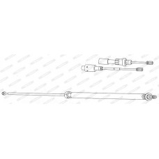 Ντίζες Χειροφρένου PEUGEOT 1007 2005 - 2009 FERODO FHB433025