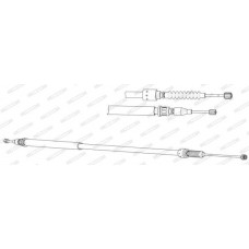 Ντίζες Χειροφρένου OPEL CORSA 2000 - 2004 ( C ) FERODO FHB433104