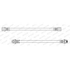 Μαρκούτσια Φρενων HYUNDAI ACCENT 2003 - 2005 ( CG ) ( LC2 ) FERODO FHY2781