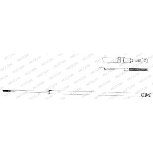 Ντίζες Χειροφρένου BMW 3 Series 1990 - 1995 ( E36 ) FERODO FHB432012 Ντίζες Χειροφρένου BMW 3 Series 1990 - 1995 ( E36 ) FERODO FHB432012