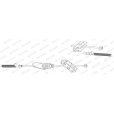 Ντίζες Χειροφρένου FIAT TIPO 1988 - 1992 ( 160 ) FERODO FHB432800