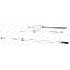 Ντίζες Χειροφρένου VW FOX 2005 - 2012 ( 5Z1 ) FERODO FHB433102