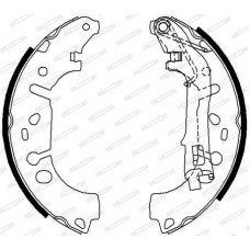 Θερμουίτ/Σιαγώνα OPEL CORSA 2006 - 2011 ( D ) FERODO FSB682