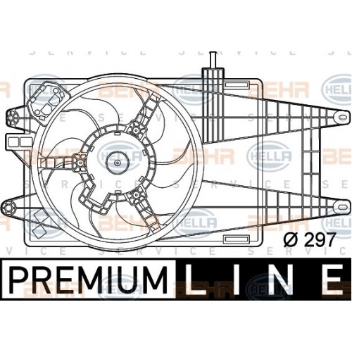 Βεντιλατέρ FIAT PUNTO 2003 - 2011 ( 188 ) 8EW 351 039-581