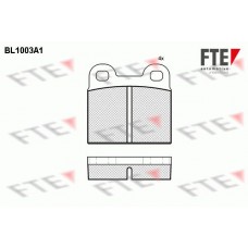 Τακάκια Σετ PORSCHE 911 1963 - 1968 ( A Series ) FTE BL1003A1