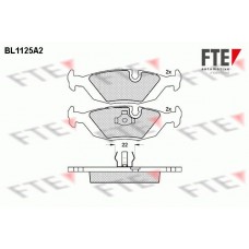 Τακάκια Σετ BMW 3 Series 1983 - 1987 ( E30 ) FTE BL1125A2