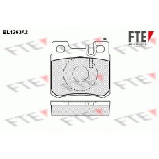 Τακάκια Σετ MERCEDES C CLASS 1993 - 1995 ( W202 ) FTE BL1263A2