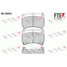 Τακάκια Σετ MAZDA 121 1990 - 1996 ( DB ) FTE BL1365A2