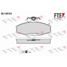 Τακάκια Σετ SKODA FAVORIT 1989 - 1994 ( 781 ) FTE BL1367A3