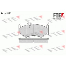 Τακάκια Σετ MERCEDES G CLASS 1990 - ( W461 ) FTE BL1411A2