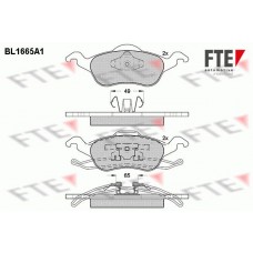 Τακάκια Σετ FORD FOCUS 2002 - 2004 ( MK1B ) FTE BL1665A1