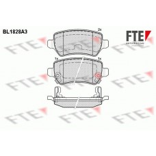 Τακάκια Σετ HYUNDAI ix20 2010 - 2015 FTE BL1828A3