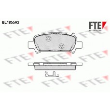 Τακάκια Σετ SUBARU FORESTER 2000 - 2002 ( SF ) FTE BL1855A2
