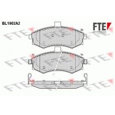 Τακάκια Σετ HYUNDAI ELANTRA 2000 - 2004 ( XD ) FTE BL1902A2