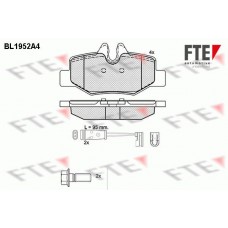 Τακάκια Σετ MERCEDES VIANO 2004 - 2010 ( W639 ) FTE BL1952A4