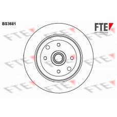 Δισκόπλακες OPEL KADETT 1984 - 1994 ( E ) FTE BS3681