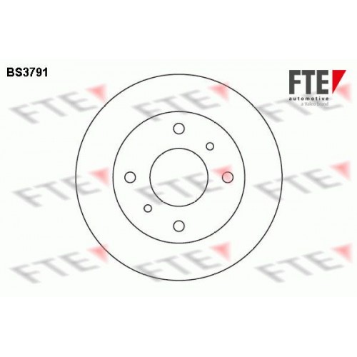 Δισκόπλακες NISSAN PRIMERA 1990 - 1993 ( P10 ) FTE BS3791 Δισκόπλακες NISSAN PRIMERA 1990 - 1993 ( P10 ) FTE BS3791