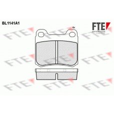 Τακάκια Σετ MERCEDES C CLASS 1993 - 1995 ( W202 ) FTE BL1141A1