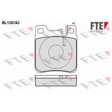 Τακάκια Σετ MERCEDES C CLASS 2000 - 2003 ( W203 ) FTE BL1287A2