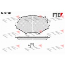 Τακάκια Σετ MAZDA MX5 1990 - 1998 ( NA ) FTE BL1628A2