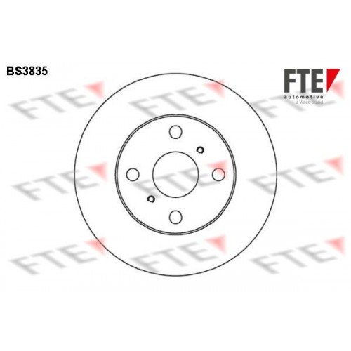 Δισκόπλακες TOYOTA CARINA 1987 - 1992 II ( T170 ) FTE BS3835 Δισκόπλακες TOYOTA CARINA 1987 - 1992 II ( T170 ) FTE BS3835