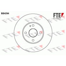 Δισκόπλακες MAZDA 323 1990 - 1992 ( BG ) FTE BS4294