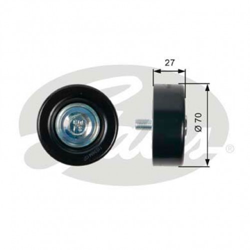 Τροχαλία παρέκκλισης & ενδιάμεσος τροχός CHEVROLET-DAEWOO EPICA 2006 - ( V250 ) GATES T36409 Τροχαλία παρέκκλισης & ενδιάμεσος τροχός CHEVROLET-DAEWOO EPICA 2006 - ( V250 ) GATES T36409