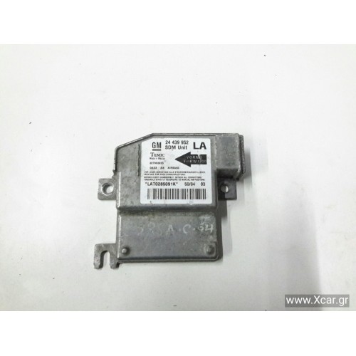 Εγκέφαλος Αερόσακων OPEL CORSA 2000 - 2004 ( C ) GM 24439952