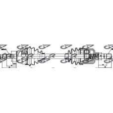 Ημιαξόνιο PEUGEOT 205 1983 - 1992 ( 741 ) GSP 210039