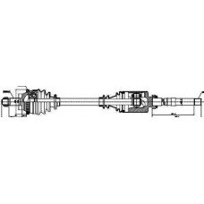 Ημιαξόνιο PEUGEOT 806 1994 - 2002 ( 221 ) GSP 210012