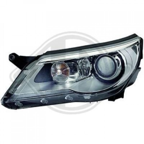 Φανάρι Εμπρός Bi xenon Εξυπνο VW TIGUAN 2008 - 2012 ( 5N ) HELLA Αριστερά 035305162