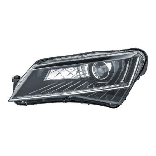 Φανάρι Εμπρός Bi xenon Εξυπνο Led Φως Ημέρας DLA SKODA SUPERB 2015 - HELLA Αριστερά 745205172